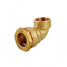 COUDE COMPRESSION LAITON TARAUDE - 20 mm - 1/2" | H005001OT