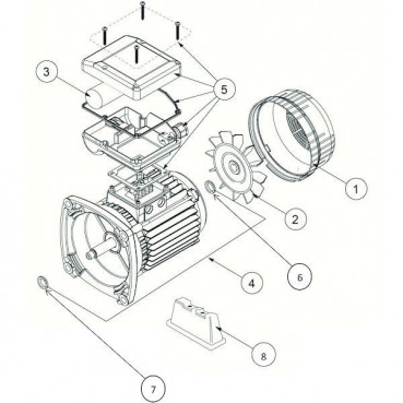 Surpresseur piscine BOOSTRITE triphasé - 0.75kW PENTAIR | S4P100M-E2