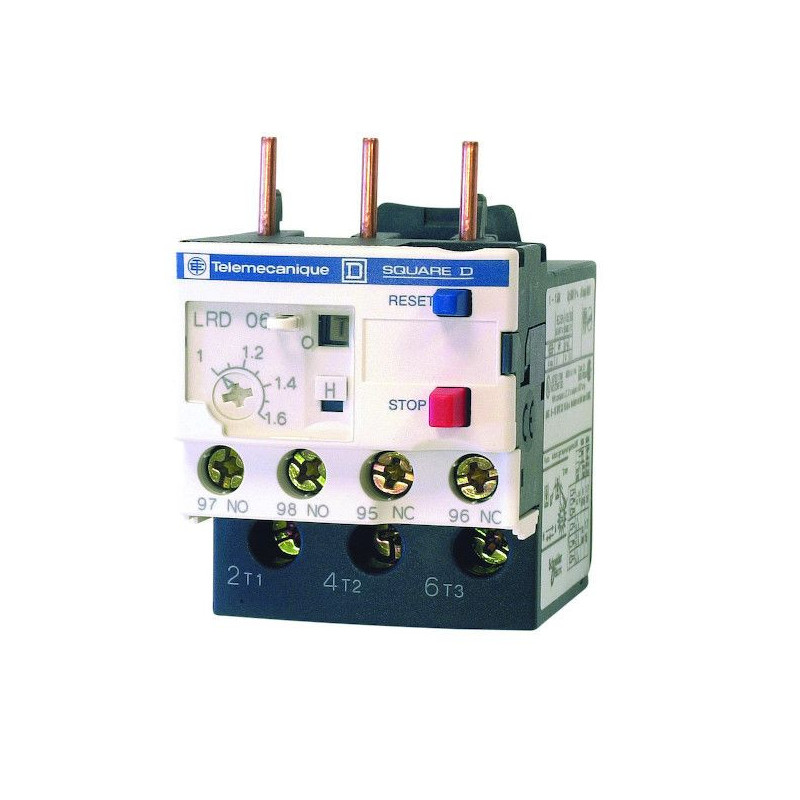 Relais thermique triphasé SC LRD - 1 à 1.6 A SCHNEIDER ELECTRIC | SC LRD 06