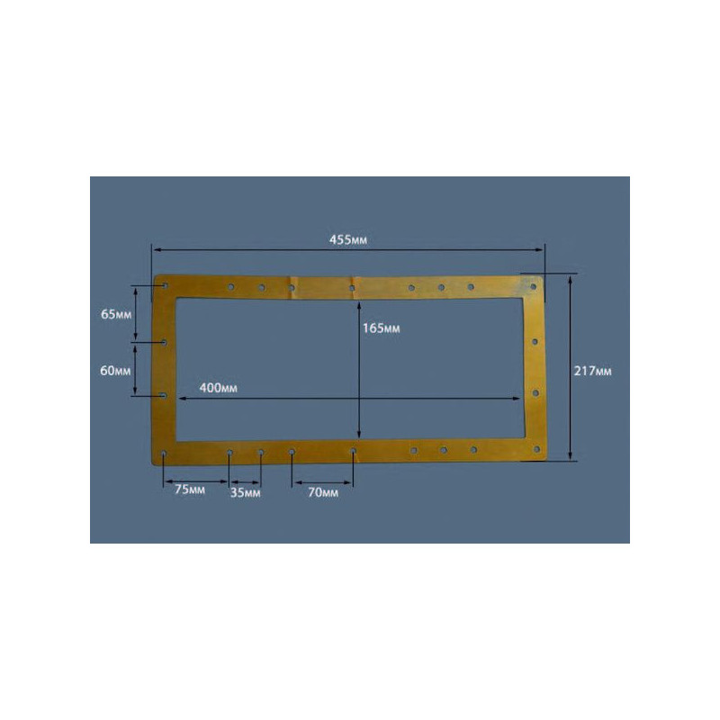 Jeu de 2 joints bride de skimmer grand modèle pour COFIES HAYWARD | SKX15016