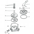 Image du produit : Vanne multivoies toutes positions 2" blanche HAYWARD | SP0715EALL