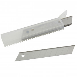 Lames de cutters 18mm extra - epaisses - distributeur 8 lames Stanley | 0-11-219