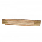 Image du produit : Mètre à ruban de chantier Stanley pliante 2 mètres x 15mm bois naturel - largeur 4 cm - Hauteur 24 cm - longueur 2 cm | 0-35-455