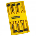 Image du produit : Tournevis Stanley horloger bimatiere coffret 6 pièces | 0-66-052