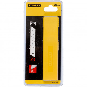 Lames de cutters 25mm - 20 lames Stanley | 1-11-325