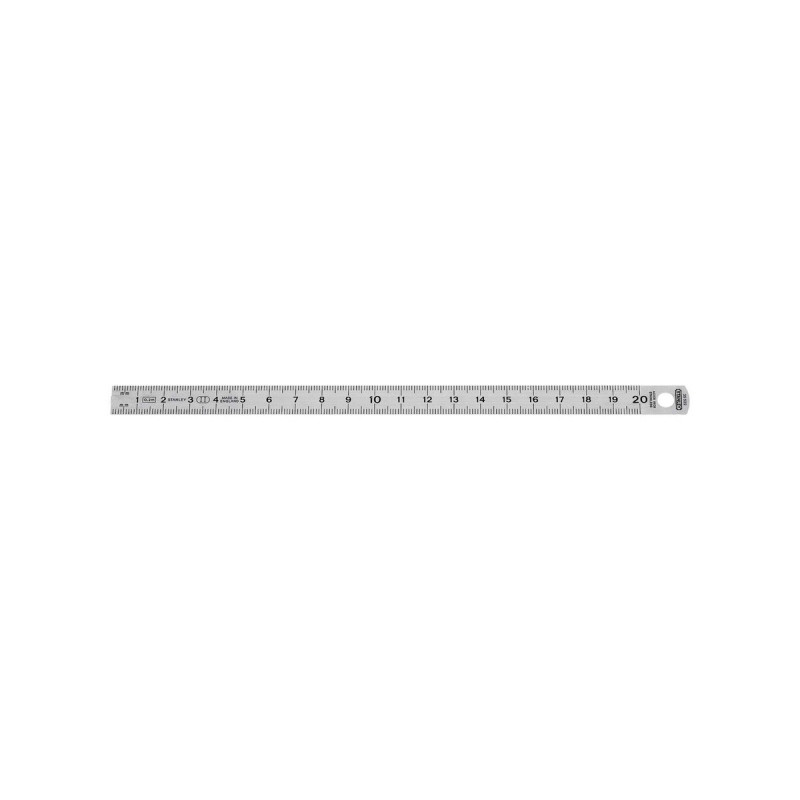 Règlet acier inoxydable flexible 30cm x 13mm Stanley | 1-35-524