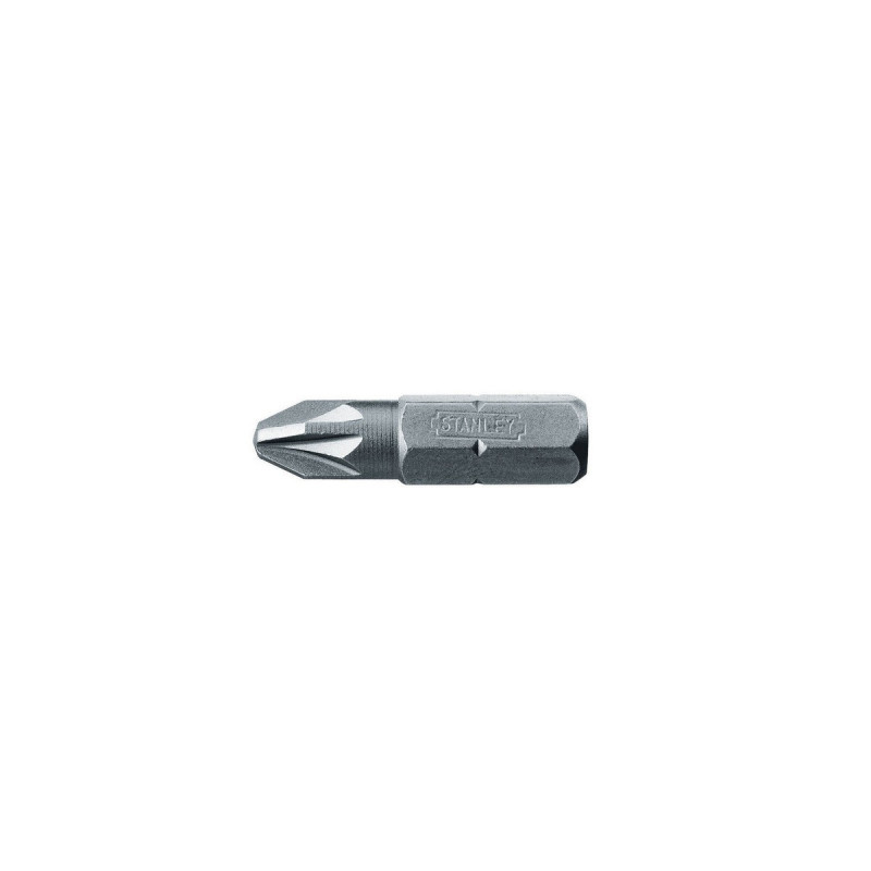 Embout de vissage pozidriv PZ2 25mm - 25 pièces - longueur 25 mm Stanley | 1-68-949