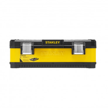 Boite caisse à outils vide Stanley bimatiere 66cm - largeur 293 mm - Hauteur 222 mm - longueur 662 mm | 1-95-614