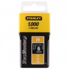 Image du produit : Agrafes 8mm type H - boite de 1000 pièces Stanley | 1-TRR135T