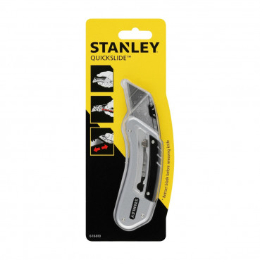 Couteau à lame retractable quickslide presentoir 12 pièces Stanley | 9-10-810