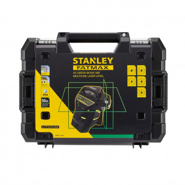 Niveau laser multiligne x3g - 360° vert FATMAX - faisceau Faisceau vert - Auto - nivellement Stanley | FMHT1-77356