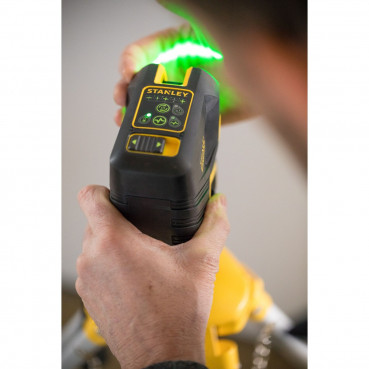 Niveau laser croix + 2 points - scpg2 vert - FATMAX (li - ion) Stanley | FMHT77597-1