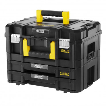 Kit mallette + mallette 2 tiroirs PRO - STACK FATMAX - largeur 33.5 cm - Hauteur 32.4 cm - longueur 43 cm Stanley | FMST1-71981