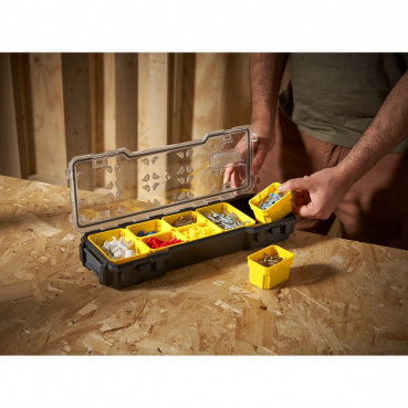 Organiseur Stanley étanche 8 compartiments amovibles - FATMAX - longueur 440 mm | FMST1-75781