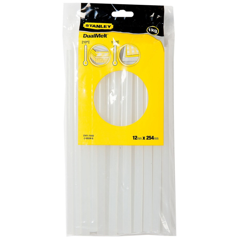 Baton de colle diamètre 11,5mm, longueur 254mm - sachet 1kg - longueur 254 mm Stanley | STHT1-70430