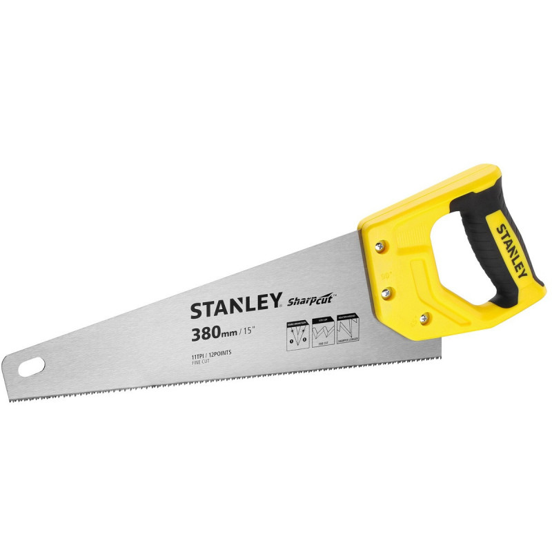 Scie égoïne Stanley sharpcut coupe fine 380mm | STHT20369-1