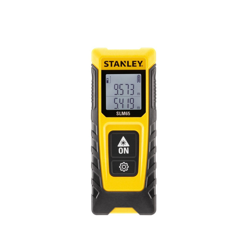 Mètre à ruban de chantier Stanley laser slm65 - 20 mètres - largeur 4 cm - Hauteur 12 cm - faisceau Faisceau rouge - longueur 2 cm | STHT77065-0