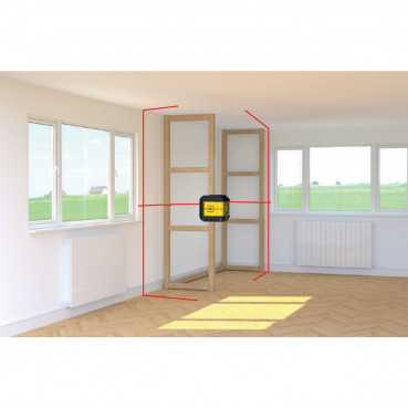 Niveau laser croix + equerrage cross90 - rouge Stanley | STHT77502-1