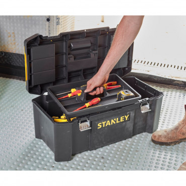 Boite caisse à outils vide Stanley classic line 66cm attache metal | STST82976-1