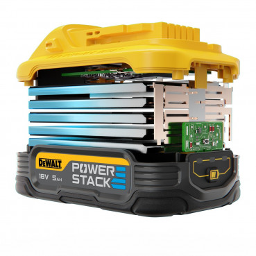 Batterie Dewalt powerstack - XR - sans fil - 18 Volts - 5Ah li-ion | DCBP518-XJ