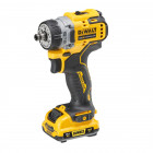 Image du produit : Perceuse visseuse Dewalt à têtes multiples - XR - sans fil - 12 Volts - 3Ah li-ion brushless | DCD703L2T-QW