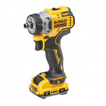 Perceuse visseuse Dewalt à têtes multiples - XR - sans fil - 12 Volts - 3Ah li-ion brushless | DCD703L2T-QW