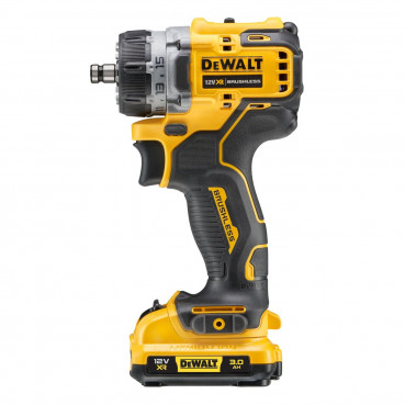 Perceuse visseuse Dewalt à têtes multiples - XR - sans fil - 12 Volts - 3Ah li-ion brushless | DCD703L2T-QW