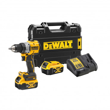 Perceuse visseuse Dewalt compacte - XR - sans fil - 18 Volts - 5Ah li-ion brushless | DCD800P2T-QW