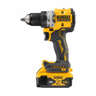 Image du produit : Perceuse visseuse Dewalt percussion compacte - XR - sans fil - 18 Volts - 5Ah li-ion brushless | DCD805P2T-QW