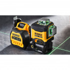 Image du produit : Niveau laser multi-lignes Dewalt 3 x 360° - XR - sans fil - 12Volts 18 Volts - faisceaux verts | DCE089NG18-XJ