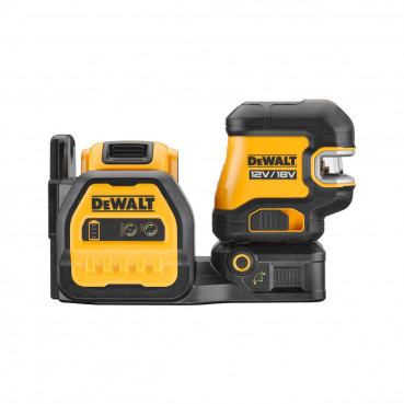 Niveau laser en croix Dewalt + 2 points - XR - sans fil - 12 Volts - 18 Volts - faisceau vert - 1 batterie 18 Volts - 2Ah | DCE822D1G18-QW