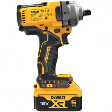 Boulonneuse à chocs Dewalt compacte 1/2" - XR - sans fil - 18 Volts - 5Ah li-ion brushless | DCF892P2T-QW