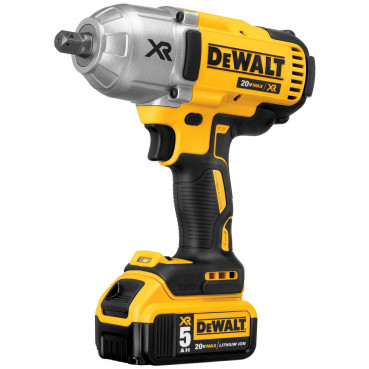 Boulonneuse à chocs Dewalt - XR - sans fil - 18 Volts - 5Ah li-ion - 3 vitesses - 2 batteries Dewalt | DCF899P2-QW