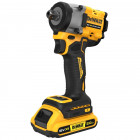 Image du produit : Boulonneuse à chocs Dewalt 1/2" - XR - sans fil - 18 Volts - 2Ah li-ion brushless | DCF922D2T-QW