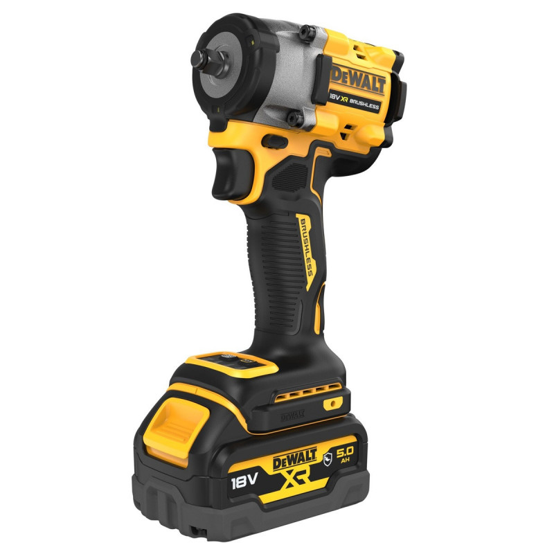 Boulonneuse à chocs Dewalt 3/8" - XR - sans fil - 18 Volts - 5Ah li-ion brushless | DCF923P2G-QW