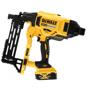 Agrafeuse Dewalt pour clôture - XR - sans fil - 18 Volts - 5Ah li-ion - 2 batteries Dewalt - coffret | DCFS950P2-QW