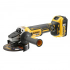 Image du produit : Meuleuse Dewalt - XR - sans fil - 18 Volts - 5Ah li-ion brushless - 125mm | DCG405P2-QW