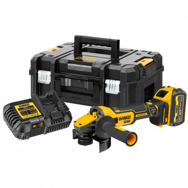 Meuleuse Dewalt 125mm - XR - sans fil - 18 Volts - advantage 6Ah li-ion brushless | DCG409T1-QW