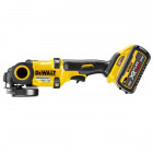 Image du produit : Meuleuse Dewalt 2.0 - XR - sans fil - Flexvolt 54 Volts - 2Ah li-ion BL 125mm | DCG418T2-QW