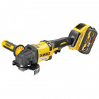 Image du produit : Meuleuse Dewalt 2.0 - XR - sans fil - Flexvolt 54 Volts - 3Ah li-ion bl125mm | DCG418X2-QW