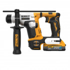 Image du produit : Perforateur Dewalt compact sds-plus 16mm - XR - sans fil - 18 Volts - 2Ah - 2 batteries Dewalt powerstack | DCH172E2T-QW