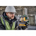 Image du produit : Niveau laser multilignes Dewalt 3 x 360° compact - XR - sans fil - 18 Volts - faisceau vert | DCLE34031N-XJ