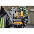 Image du produit : Niveau laser multilignes Dewalt 3 x 360° compact - XR - sans fil - 18 Volts - faisceau vert | DCLE34031N-XJ