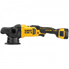 Image du produit : Polisseuse orbitale Dewalt - XR - sans fil - 18 Volts - 5Ah li-ion brushless - diamètre 125mm | DCM848P2-QW