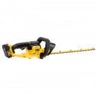 Image du produit : Taille-haies Dewalt 55cm - XR - sans fil - 18 Volts - 1 batterie 5Ah | DCMHT563P1-QW