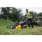 Image du produit : Tondeuse Dewalt double batterie - XR - sans fil - 18 Volts - brushless - 2 batteries Dewalt 5Ah | DCMW564P2-QW