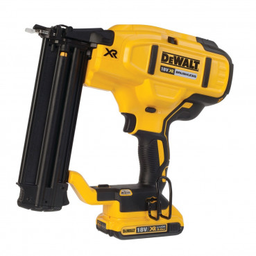 Cloueur de finition Dewalt 18Ga - XR - sans fil - 18 Volts - 2Ah li-ion brushless - 2 batteries Dewalt - coffret T-stak | DCN680D2-QW