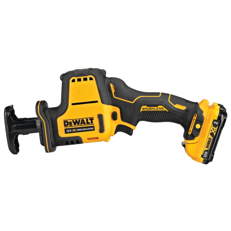 Scie sabre Dewalt compacte - XR - sans fil - 12 Volts - brushless - 2 batteries Dewalt 2Ah | DCS312D2-QW