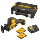 Image du produit : Scie sabre Dewalt compacte - XR - sans fil - 12 Volts - brushless - 2 batteries Dewalt 2Ah | DCS312D2-QW