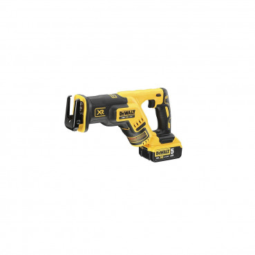 Scie sabre Dewalt compact - XR - sans fil - 18 Volts - 5Ah li-ion brushless - 2 batteries Dewalt - coffret TSTAK | DCS367P2-QW